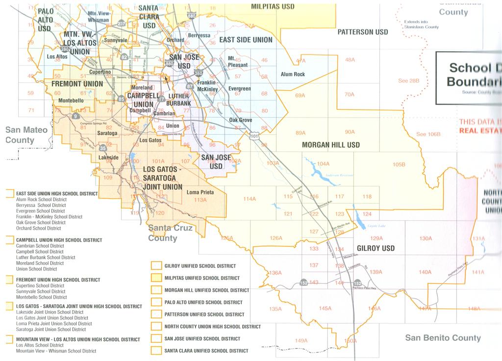 Santa Clara Zip Code Map - Maping Resources